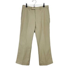 UNIQLO High-Waist Trousers Dress Greenish Pants Belt Loops Size 6